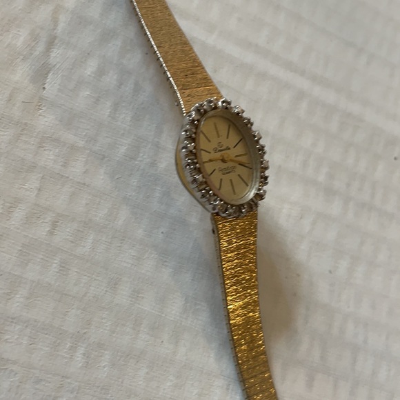 Vintage Deauville gold and diamond women’s watch